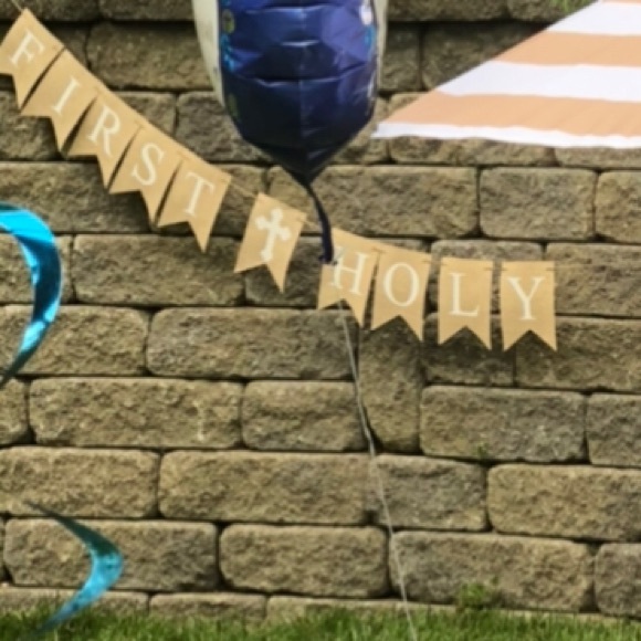 303. NWT Boys First Holy Communion Decor - 14 Decorations - Picture 4 of 12